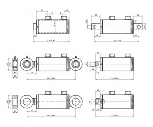 Hydraulcylindrar grundstandardprogram