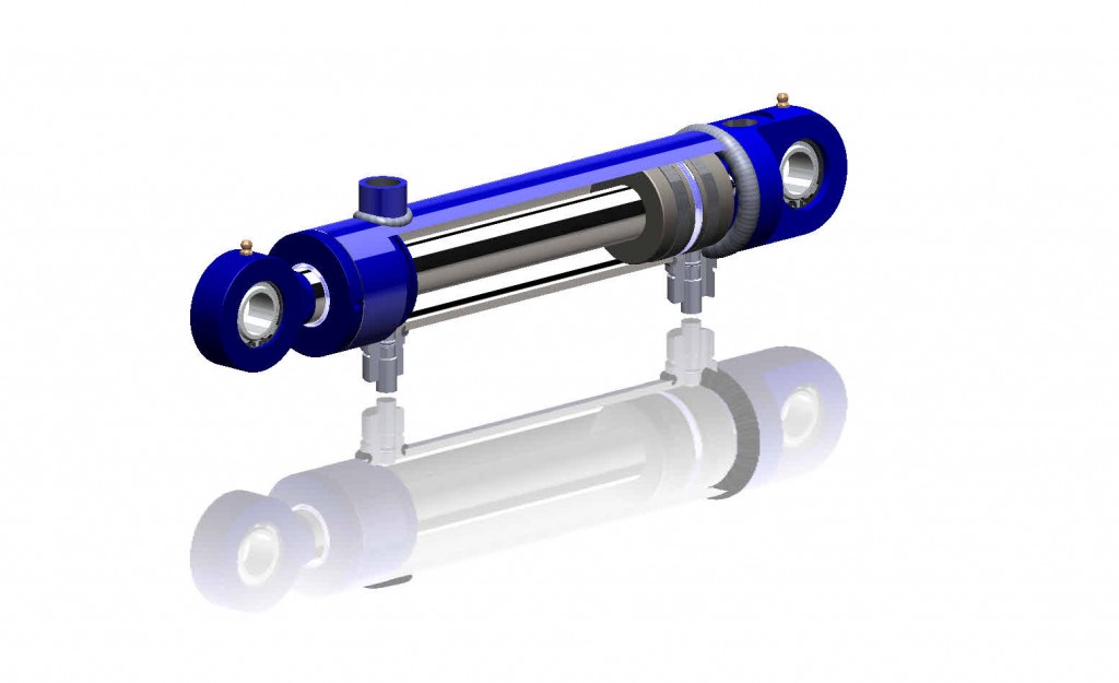 DVHC LL Induktiva Givare kort Hydraulcylinder med givare