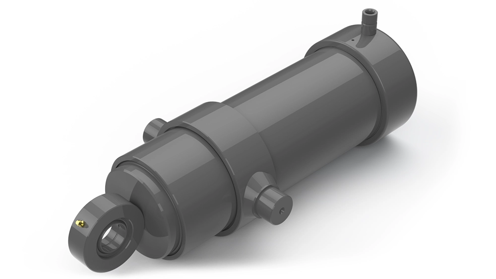 Double-acting hydraulic cylinders from Melin & Carlsson with fork